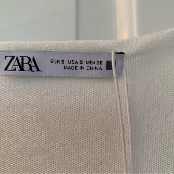 Cream long sleeved lightweight sweater with pearls - Picture 4 of 6